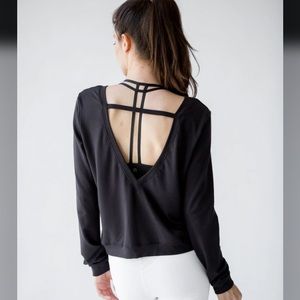 Montiel Jules Pullover Open Back Sweater